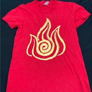 AVATAR Fire Nation Flameo Red Polo T-Shirt